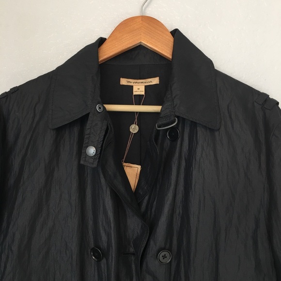 John Varvatos Factory Wrinkled Long Jacket Medium - Picture 2 of 8